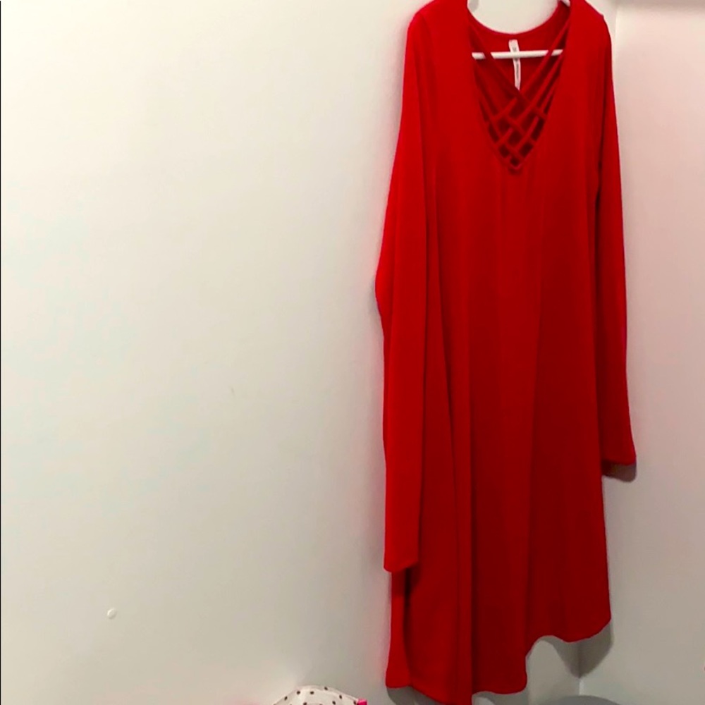 Red dress